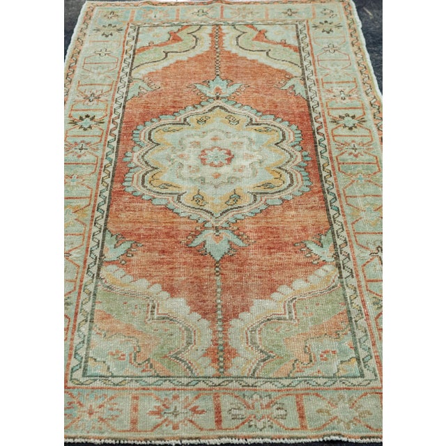 Turkish Vintage Rug 3'1" x 5'7" #20690 Explore a curated collection of hallway runners, wool rugs, and handmade...