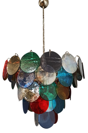 Vintage Space Age Murano Chandelier, 1990