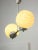 Italian Art Deco Yellow Sphere Hanging Light For Sale - Image 6 of 9