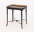 Late 20th Century Regency Style Black With Gilt Geometric Design Lacquered Wood Tray Table For Sale - Image 5 of 12
