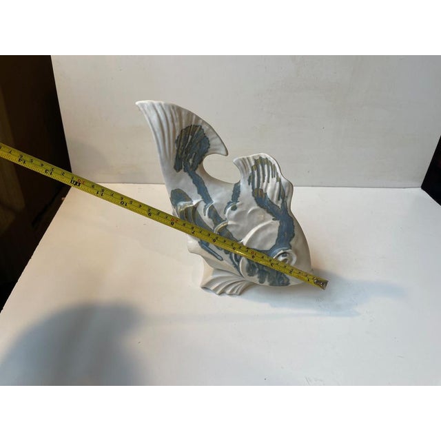 Modern Danish Glazed Stoneware Koi Fish by Aage Würtz, 1970s For Sale - Image 6 of 7