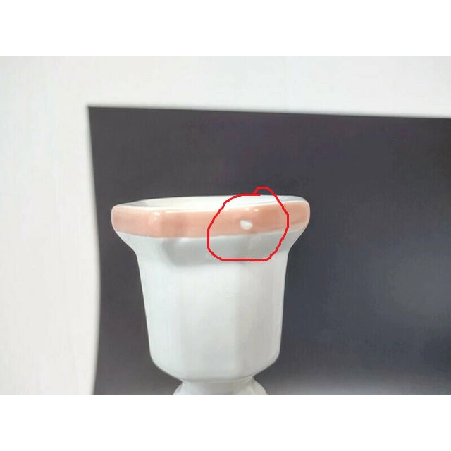 Vintage Italy Handpainted Candlestick Holders -Set of 2 For Sale - Image 6 of 6