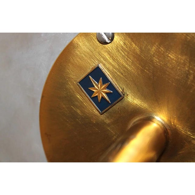 Brass Maison Toulouse French Brass Telescoping Table For Sale - Image 8 of 9