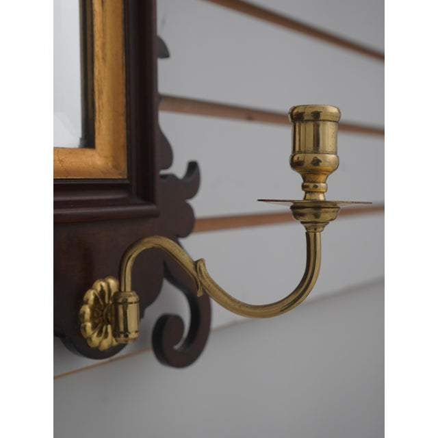 Southampton 18th C. Style Chippendale Mahogany Mirror For Sale - Image 4 of 12