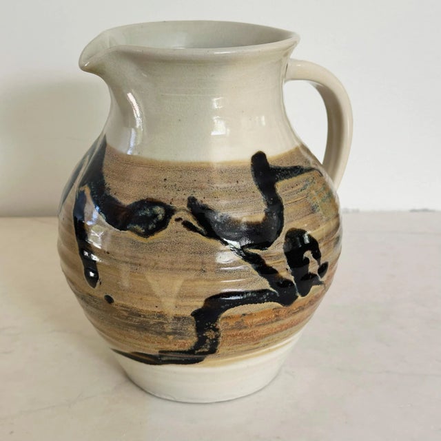 Mid 20th Century Mid-Century California Studio Pottery Jug in Stunning Glaze For Sale - Image 5 of 7