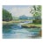Late 20th Century River Landscape Watercolor Painting For Sale