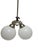 Art Deco Glass Chandelier, Poland, 1970s For Sale - Image 4 of 11