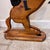 1980s 3 Foot Tall Wood Equestrian Folk Art Sculpture For Sale - Image 10 of 12