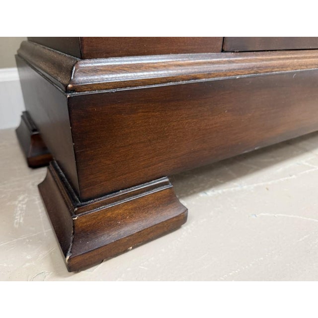 Bassett Furniture Floor Mirror With Drawer For Sale - Image 12 of 16