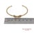 Tiffany & Co. Infinity Cuff 18k 750 Yellow Gold Natural Diamond Bangle Bracelet For Sale - Image 9 of 11