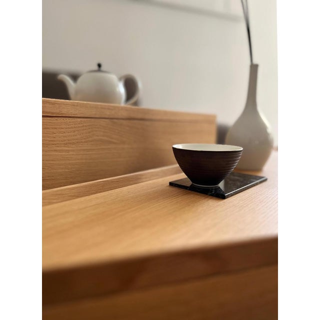 Ecke Coffee Tables in Oak by Hagar Abiri, Set of 2 For Sale - Image 12 of 18