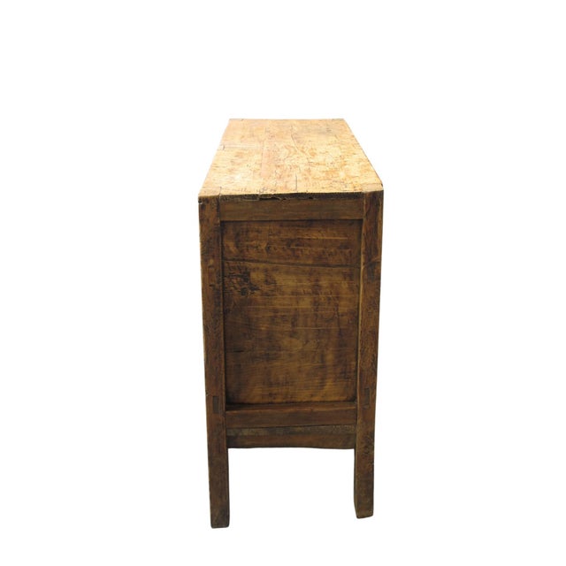 Aged Poplar Double Cabinet For Sale In Greensboro - Image 6 of 14