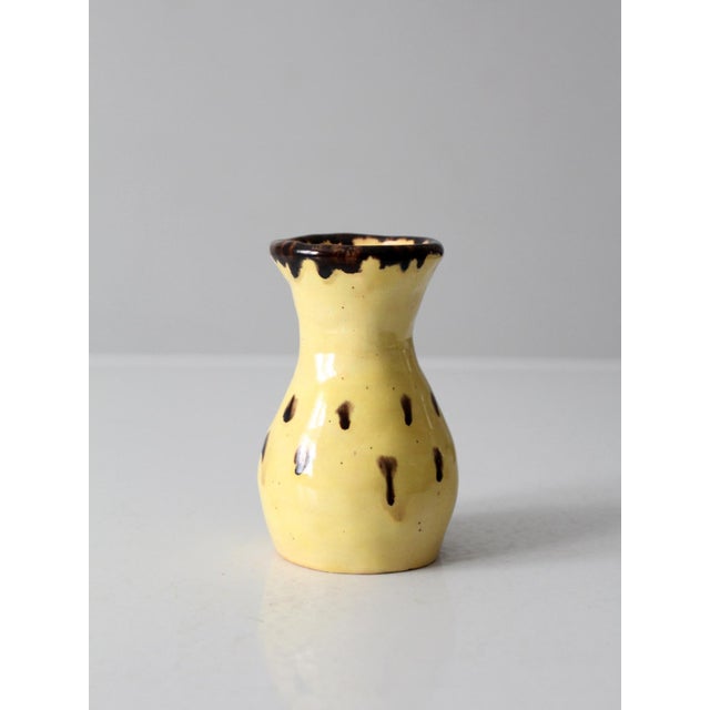 Vintage Handmade Studio Pottery Vase For Sale - Image 6 of 8