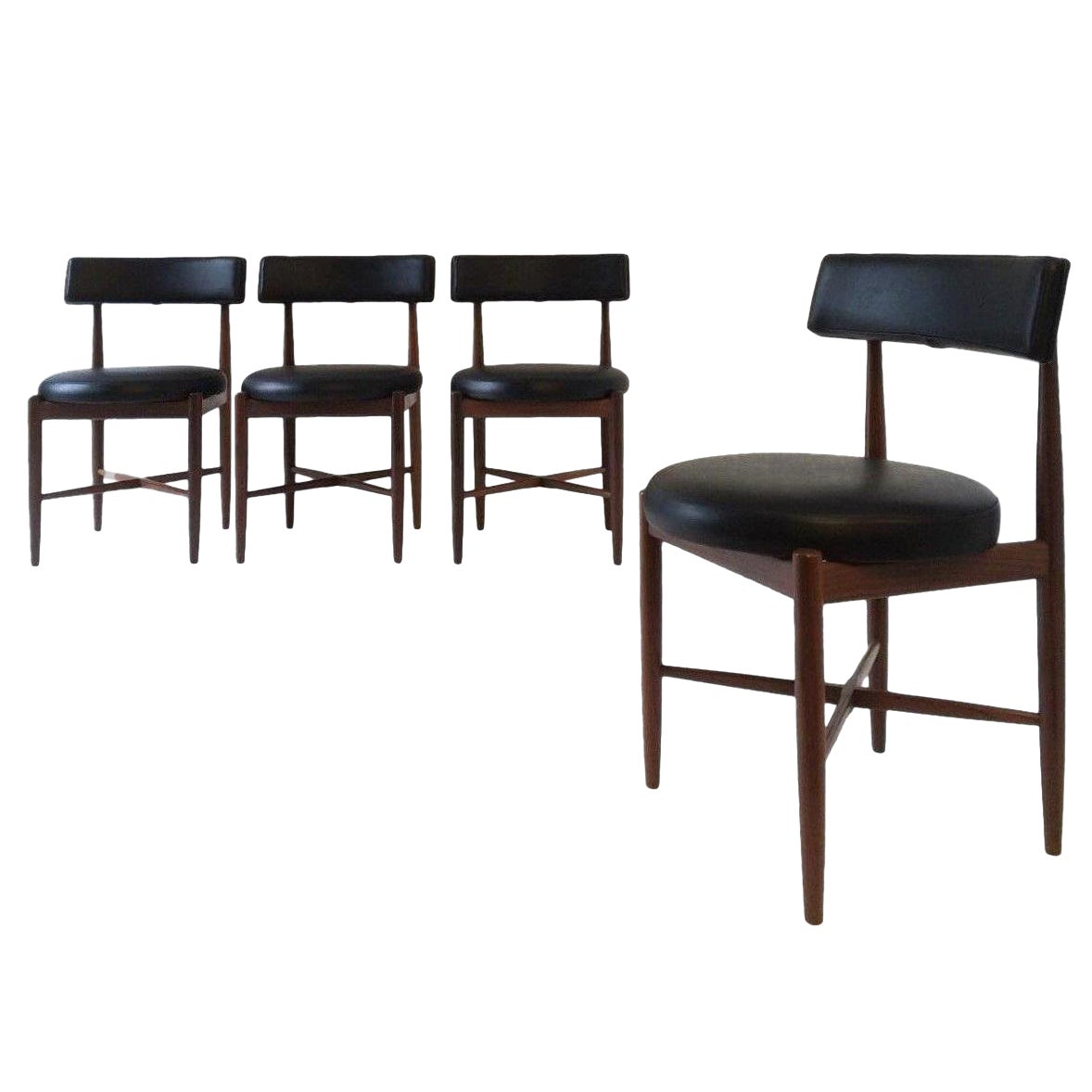 Set of 4 Vintage Mid Century Dining Chairs by G Plan Chairish