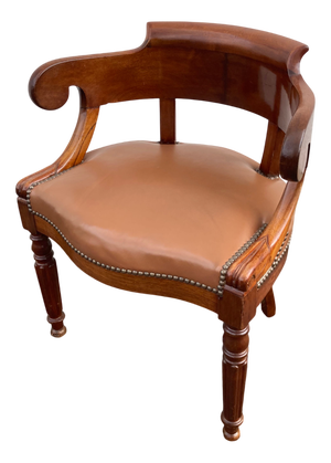 Antique Parisian Office Chair, 1800s