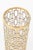 Vintage Imperial Glass 22 Carat Gold Plated Greek Key Overlay Over Vase or Martini Shaker, 1960's For Sale - Image 10 of 13