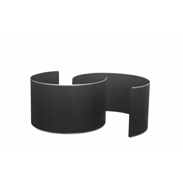 Iconic and refined table, model Fascia Specchiata, designed by Luigi Caccia Dominioni for the Italian company Azucena. The...