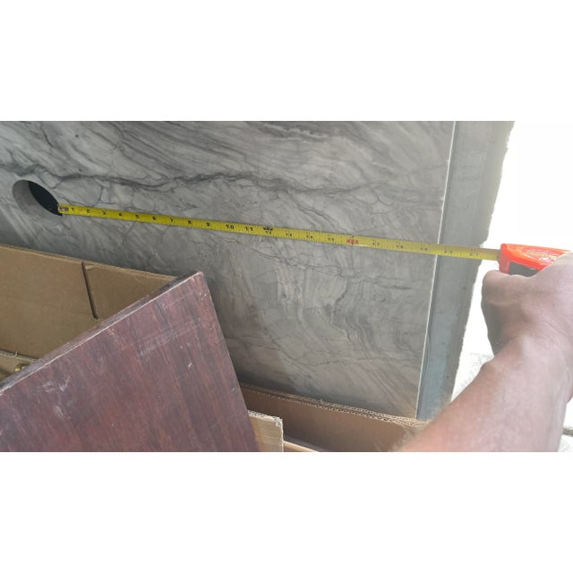 Custom Carrera Marble Island or Counter Top For Sale - Image 11 of 11