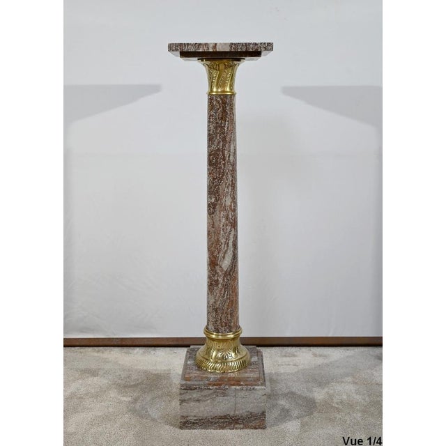 Marble Column, Late 19th Century For Sale - Image 5 of 18