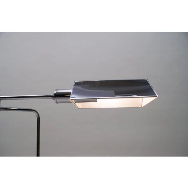 German Chrome Swivel Floor Lamp, 1970s For Sale - Image 9 of 14