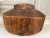 Antique hand-carved wood hat block/ millinery form. Stamped "RF" on bottom.