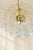 Vintage Chandelier with Blue Teardrop Crystals, 1970s For Sale - Image 6 of 10