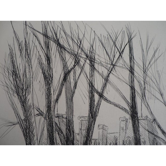 Robert Louis Antral, L’hotel De Ville, 1937, Original Etching For Sale - Image 5 of 7