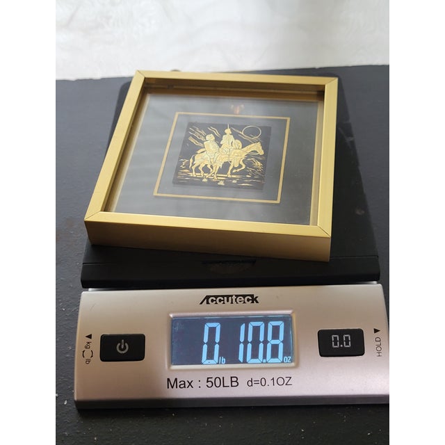 1990s Don Quixote Sancho Panza Damascene Style Art Installation For Sale - Image 14 of 14