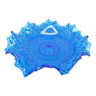 Art Nouveau Bowl from Ząbkowice Glassworks, Poland, 1950s For Sale