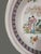 Blue Vintage Chinoiserie Famille Rose Hand Painted Figural Large Serving Bowl For Sale - Image 8 of 11