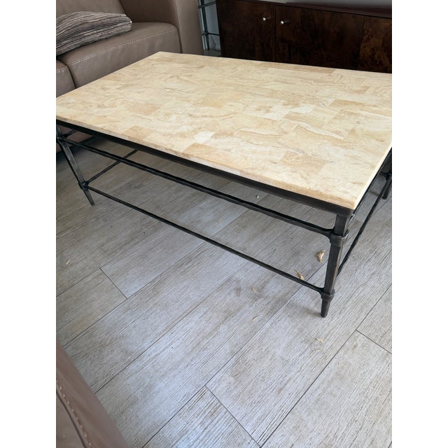 Pristine shape coffee table. No stains or water rings. Well-built and heavy.