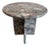 1980s Vintage Custom Rosa Marinace Granite Stone Side Table For Sale