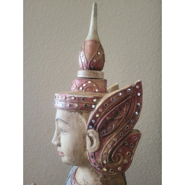 Early 20th Century Thai Goddess For Sale - Image 4 of 13