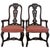 1940s Burl Walnut Queen Anne Style Pair of Armchairs For Sale - Image 15 of 18