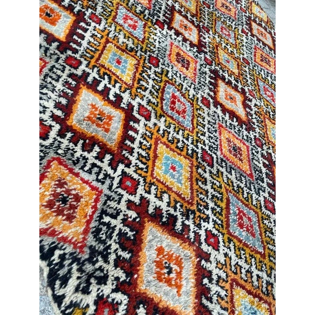 Moroccan Geometric Design Berbere Rug For Sale - Image 9 of 11