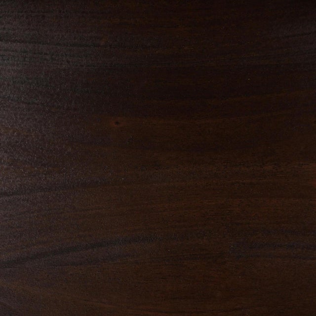 Mid-Century Dining Armchair – Walnut Finish, Cream Seat For Sale - Image 9 of 9