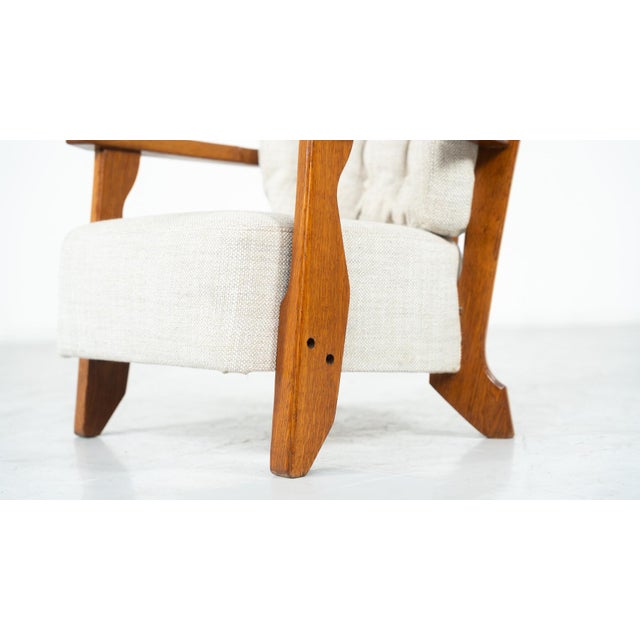 Vintage Madame Lounge Chairs by Guillerme and Chambron for Votre Maison, 1950, Set of 2 For Sale - Image 16 of 18