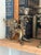 A fantastic pair of late 19th or early 20th-century solid brass candlesticks. Each holder is cast in the detailed form of...