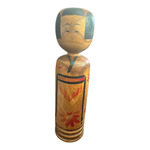 Kokeshi Doll 14 1/4"h Signed Inokuchi Hozan