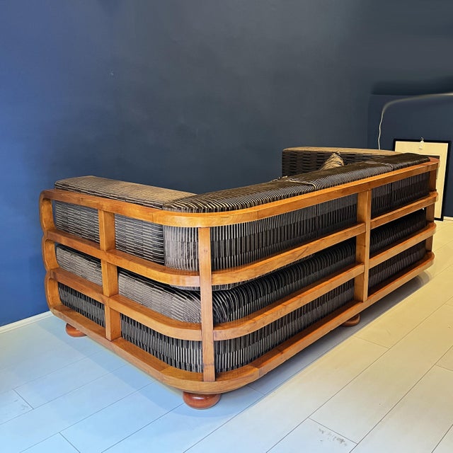 Art Deco Sofa, Budapest, 1930s For Sale - Image 15 of 16