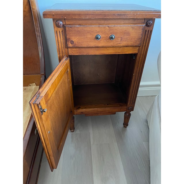 1990s Vintage Walnut Nightstand For Sale - Image 12 of 12
