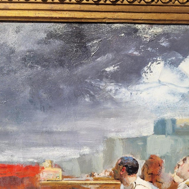 Death of Caesar, Late 19th-Early 20th Century, Artwork on Paper on Canvas For Sale - Image 17 of 18