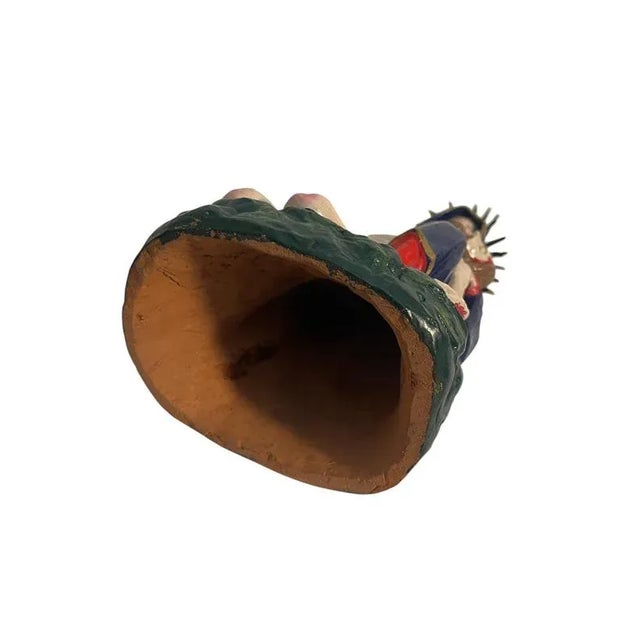 Ceramic Terracotta Statue in Terracotta, 1800s For Sale - Image 7 of 8