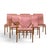 Robsjohn-Gibbings for Widdicomb Mid Century Walnut Dining Chairs - Set of 6 Each armless chair measures: 21.75 wide x 24.5...