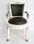 Wood 1850s French Empire Armchairs, Fine Gilt Bronze Mounts, Painted and Upholstered For Sale - Image 7 of 17