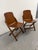 These chairs are in EXCELLENT condition and are ready to use. Both have the American Seating Company stamp on the bottom....