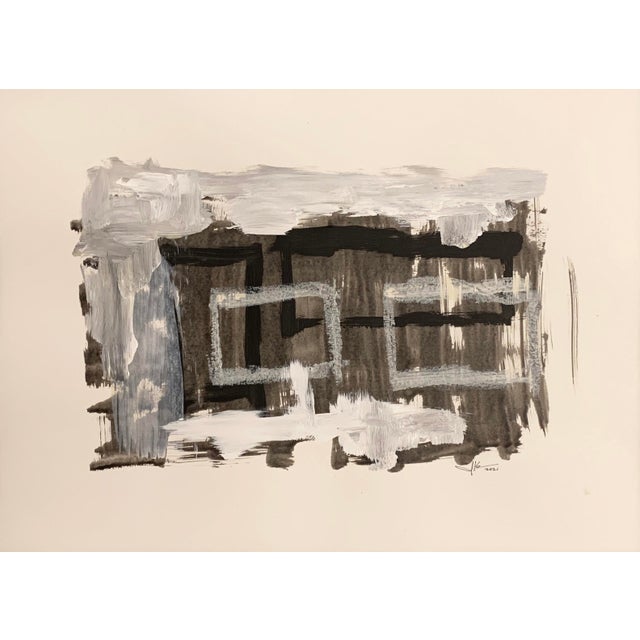 "Untitled 89" Contemporary Abstract Acrylic Painting by J. Kent Martin For Sale