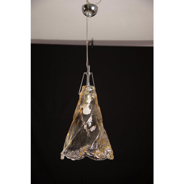 Murano Gold Flush Mount, 1980s For Sale - Image 13 of 13