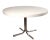 Chromcraft Large Round Chrome Base and White Formica Dining, Kitchen Table Ca. 1970's For Sale - Image 4 of 12