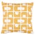 Abstract Schumacher X Hadiya Williams Den Applique 22" Pillow in Ochre For Sale - Image 3 of 3